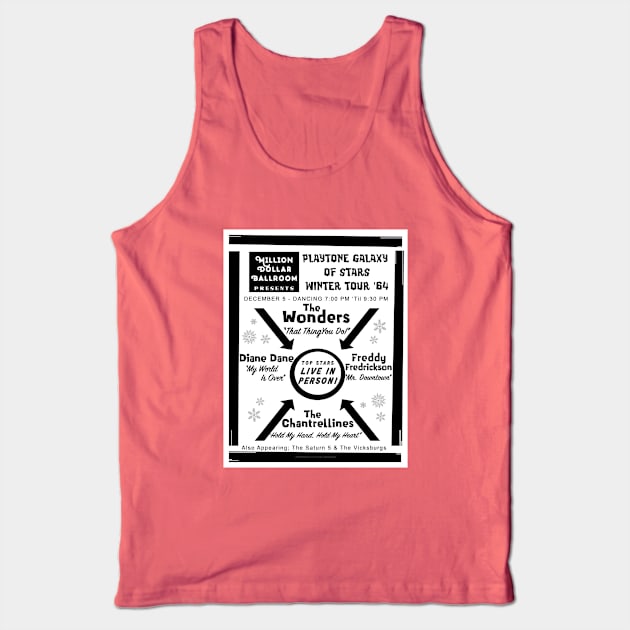 Galaxy Of Stars Winter Tour '64 Tank Top by Vandalay Industries